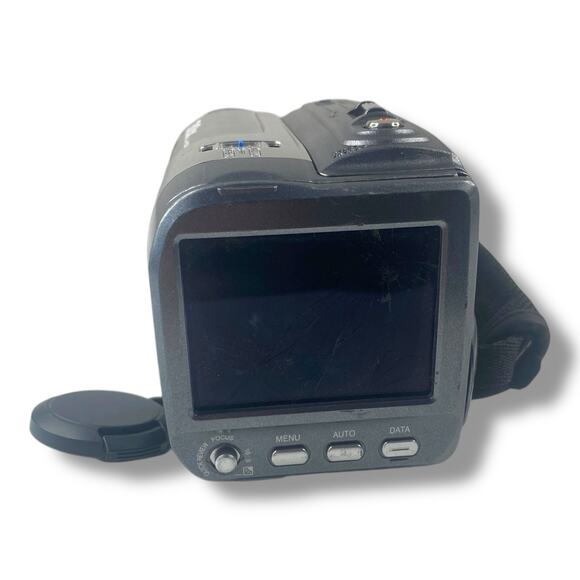 JVC GR-DA30U Silver Digital Camcorder Untested Cracked LCD Parts Or Repair - Picture 4 of 5